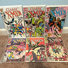 Marvel Classic X-Men Comic Book Lot #1 #2 #4 #6 #11 #14 Claremont  picture