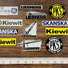 Decal Stickers PKS Kiewit LIEBHERR Skanska GE Baker Hughes Skanska Tower Cranes picture