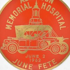 1962 Abington Memorial Hospital June Fete Fair Fairgrounds Antique Club Car Show picture