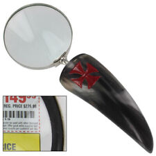Handcrafted Magnifying Glass with Buffalo Horn Handle Novelty Reading Zoom Lab picture