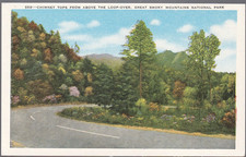 Great Smoky Mountains National Park NC postcard - Chimney Tops Loop-over picture