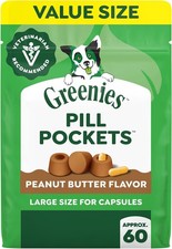 Greenies Pill Pockets for Dogs Large Size, Dog Treat Pouch for Capsule Medicatio picture