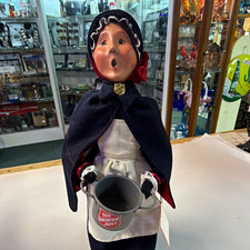 Byers Choice Ltd. Salvation Army Caroler Figurine Doll with Bucket, Made in USA picture