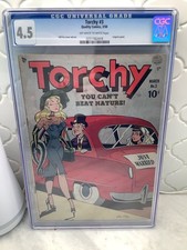 Torchy #3 - 1950 - Gill Fox Bill Ward Sexy CGC 4.5 golden age picture