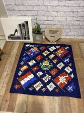 Hermes Carr 90 Scarf Pavois Navy Women s Silk Flag Square HERMES picture