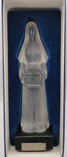 Vintage Cristallerie Zwiesel Frosted Glass Nun in original case -125th Sichel picture