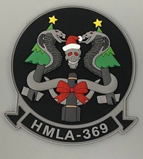 Official HMLA-369 Gunfighters Christmas PVC Patch picture