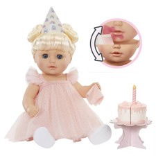 BABY Born 14'' Birthday Doll - Blue Eyes: Soft Body, Blonde Hair, Accessories  picture