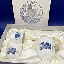 Vintage Japanese Shozan Dragon Set Mino Yaki Porcelain Tea Set Gilt Blue Dragon picture