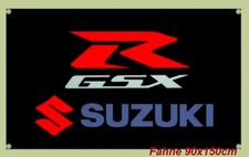 Suzuki GSX R Flag, Motorsport Flag, Moto GP Racing 90 x 150, 4 Eyelets picture
