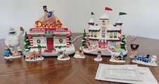 Vintage Hawthorne Collection Rudolph Village 11pc. Bundle Set picture
