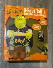 Gemmy Shrek 8 Foot Tall Light Up Halloween Airblown Inflatable 2004 Dreamworks picture