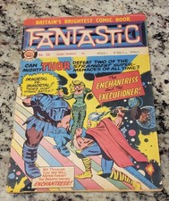 Fantastic #25 (1967) UK Marvel Power Comics Thor Enchantress Executioner Odin picture