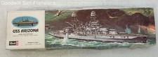 VINTAGE 1975 Revell H-302 USS Arizona Pacific Fleet Battleship Model Kit Incomp picture