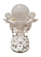 ANGELS HOLDING LIGHT FIGURINE WITH SOLAR LIGHT  picture