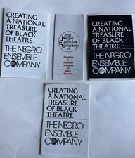 Vtg Negro Ensemble Company Theater Brochures Black Theater History August Wilson picture