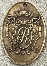 The Regency Hotel Park Ave. & 61st Street New York, NY Brass Hotel Room Key Fob picture