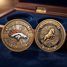 Denver Broncos 2026 Christmas Ornament Broncos Country NFL Football Gift picture