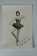 Vintage Cyd Charisse Autographed 5x7