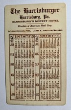 1942 Harrisburger Hotel Laminated Pocket Calendar picture