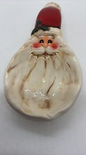 Ceramic Santa Claus Spoon Rest Vintage Transpac TII Collections picture