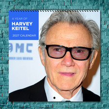 Harvey Keitel 2027 Wall Calendar 12 Month Celebrity Photo Fan Collectible picture