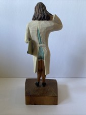 Vintage Pretzl Hand Carved Sexy Doctor Nurse Figurine Germany picture