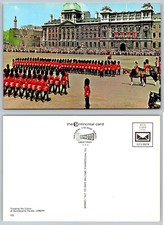 Vintage Trooping the Colour Horse Guards Parade London Postcard picture