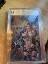 Hardlee Thinn Comic Book CBCS 9.8  Signed By Marat Mychaels LA Comic Con Ex picture