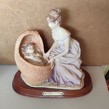 The Micena Collection Elegant Mother and Child Figurine - Cream and Purple picture