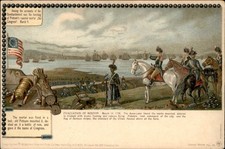 American Revolution Patriotic Evacuation of Boston Colonial Heroes c1905 PC picture
