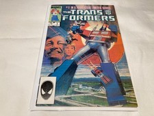 Transformers 1 VF- 7.5 Copper Age 1st Print 1st Appearance 1984 picture