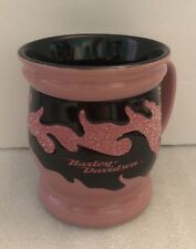 Harley Davidson Motorcycle Pink Sparkle Glittery Girly Coffee Cup Mug picture
