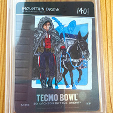 Tecmo Bowl Bo Jackson Battle Arena Mountain Drew Drew Bledsoe DAMAGED picture