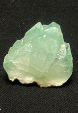STUNNING GREEN APOPHYLLITE IN FLOWER FORMATION IN NATURAL MINERAL SPECIMEN picture