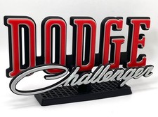 Vintage 1970 Dodge Challenger 3D Printed Freestanding Logo picture