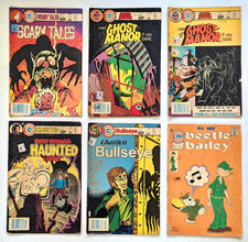 1975 Charlton Comics Beetle Bailey Ghost Manor Haunted Scary Tales Bullseye Lot picture
