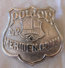 VINTAGE OBSOLETE MERIDEN CONNECTICUT CHARTER BADGE PIN picture