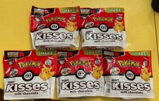 (5) Bags Pokemon Hershey's Kisses Share Pack Special Edition Collectible OOP picture