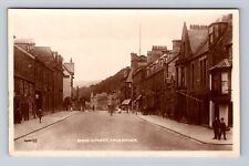 Callander Sterling Scotland, Main Street, Shops, Horse & Wagon, Vintage Postcard picture