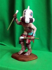 Hopi Kachina Doll -Aya, the Rattle Kachina by Philbert Poleyestewa - Beautiful picture