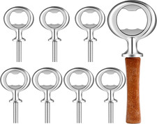 7 Pcs Metal Bottle Opener Bulk Blank Bottle Opener Bulk Open Inserts Kit Threade picture