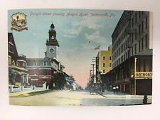 c. 1910 Aragon Hotel Forsyth Street Jacksonville FL Postcard Horse Carriage picture