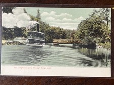 Str Longfellow Steamboat Songo Lock Naples ME GW Morris Undivided Postcard picture