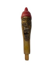 Vintage 70’s 80’s Carved Wood Men 13.5” Nutcracker Wooden Carving Folk Art picture