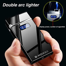 Electric Lighter LED Power Display USB Charging Windproof Arc Plasma Gadgets picture
