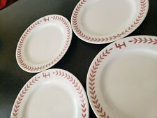 4 RARE VINTAGE 4-H CLUB LOS ANGELES RESTAURANT WARE PLATES 4H YOUTH SO CAL picture