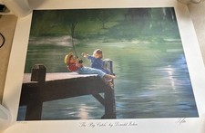1993 PEMBERTON & OAKES The Big Catch DONALD ZOLAN LITHOGRAPH Autographed 604/880 picture