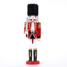 12 inch Wooden Nutcracker Soldier Festive Traditional Christmas Tree Party Decor picture