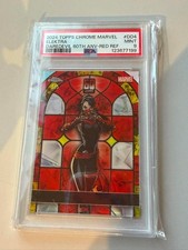 Topps Chrome Marvel 2024 Elektra PSA9 Daredevil 60th anv-ed ref picture